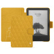 レザーケース Amazon Kindle (2022) - Jaune soulèu - Couture ( Pantone #F3B934 )