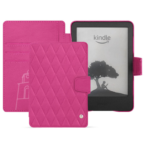 Amazon Kindle (2022) Custodia Premium a portafoglioRose BB - Couture ( Pantone #DB599F )