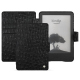 レザーケース Amazon Kindle (2022) - Autruche nero ( Noir / Black) 