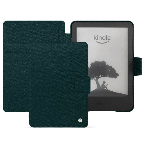 Funda cartera premium Amazon KindleVert séduisant ( Pantone #1d3c34 ) 