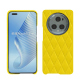 レザーケース Honor Magic5 Pro - Jaune fluo - Couture ( Pantone #c9ff57 ) 