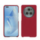 Coque cuir Honor Magic5 Pro - Rouge passion ( Pantone #a6192e ) 