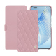 Capa em pele Honor Magic5 Pro - Rose - Couture ( Nappa - Pantone #efbae1 ) 