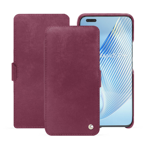 Funda Premium Honor Magic5 Pro con solapa horizontalPrune vintage ( Pantone #612434 ) 