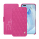 Capa em pele Honor Magic5 Pro - Rose BB - Couture ( Pantone #DB599F )