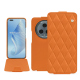 Custodia in pelle Honor Magic5 Pro - Orange - Couture ( Nappa - Pantone #ff9351 ) 