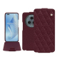 Honor Magic5 Pro leather case - Lie de vin - Couture ( Pantone #412234 ) 
