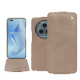 Funda de piel Honor Magic5 Pro - Taupe vintage ( Pantone #bda790 ) 