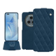 Honor Magic5 Pro leather case - Blu mediterran - Couture ( Pantone #0E3043 )