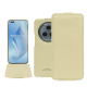 Honor Magic5 Pro leather case - Beige PU ( Pantone #ceb888 ) 