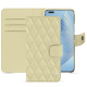 Custodia in pelle Honor Magic5 Pro - Beige - Couture ( Nappa - Pantone #ceb888 ) 