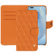 Capa em pele Honor Magic5 Pro - Orange - Couture ( Nappa - Pantone #ff9351 ) 