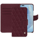 Honor Magic5 Pro leather case - Lie de vin - Couture ( Pantone #412234 ) 