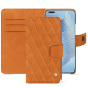Capa em pele Honor Magic5 Pro - Mandarine vintage - Couture ( Pantone #d47231 ) 