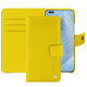 Capa em pele Honor Magic5 Pro - Jaune fluo ( Pantone #c9ff57 ) 