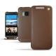 HTC One M9 leather case - Châtaigne ( Pantone 476C ) 