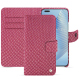 Custodia in pelle Honor Magic5 Pro - Serpent ciclamino ( Pantone #9E4C6E ) 