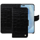 Lederschutzhülle Honor Magic5 Pro - Crocodile nero ( Noir / Black) 