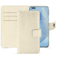 Custodia in pelle Honor Magic5 Pro - Crocodile milk ( Pantone #d6d2c4 ) 
