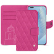 Housse cuir Honor Magic5 Pro - Rose BB - Couture ( Pantone #DB599F )