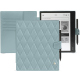 Funda de piel Kobo Elipsa 2E - Bleu ciel - Couture ( Nappa - Pantone #abcae9 ) 