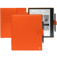 Kobo Elipsa 2E leather case - Orange fluo ( Pantone #ff5406 ) 