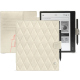 レザーケース Kobo Elipsa 2E - Blanc escumo - Couture ( Pantone #D6D6D1 )