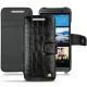 Funda de piel HTC One M9 - Crocodile nero