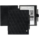Capa em pele Kobo Elipsa 2E - Dark vintage - Couture ( Pantone #050505 ) 
