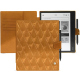 Lederschutzhülle Kobo Elipsa 2E - Or Maïa - Couture ( Pantone 871C ) 