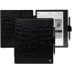 Kobo Elipsa 2E leather case - Crocodile nero ( Noir / Black) 