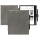 レザーケース Kobo Elipsa 2E - Acier vintage ( Pantone #d85827b ) 
