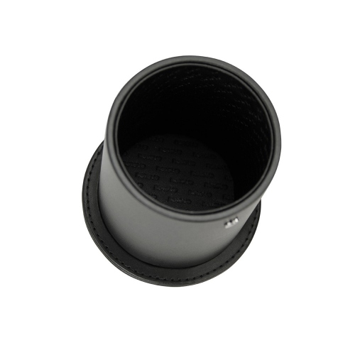                                                                                                                     Pot à stylos en cuir - rond
                                                                                                              
