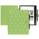 Capa em pele Kobo Elipsa 2E - Vert olive - Couture ( Nappa - Pantone #a7c58e ) 