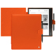 Housse cuir Kobo Elipsa 2E - Orange fluo ( Pantone #ff5406 ) 