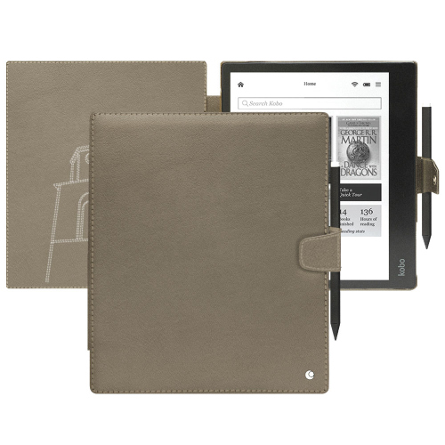 Cover protettiva personalizzata per Kobo Elipsa 2EDarboun sabla ( Pantone #BCB1A1 )