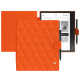 Custodia in pelle Kobo Elipsa 2E - Orange fluo - Couture ( Pantone #ff5406 ) 
