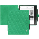 Capa em pele Kobo Elipsa 2E - Menthe vintage - Couture ( Pantone #37b375 ) 