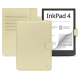 Housse cuir PocketBook InkPad 4 - Ivoire ( Pantone #d6d6c6 ) 