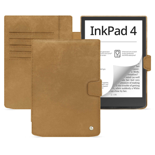 Custodie premium per PocketBook InkPad 4Sable vintage ( Pantone #9b7340 ) 