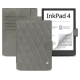Funda de piel PocketBook InkPad 4 - Acier vintage - Couture ( Pantone #d85827b ) 