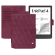 硬质真皮保护套 PocketBook TInkPad 4 - Prune vintage - Couture ( Pantone #612434 ) 