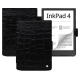 가죽 커버 PocketBook InkPad 4 - Crocodile nero ( Noir / Black) 