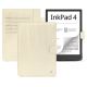 Funda de piel PocketBook InkPad 4 - Crocodile milk ( Pantone #d6d2c4 ) 
