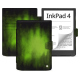 Housse cuir PocketBook InkPad 4 - Vert Patine