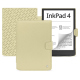 Housse cuir PocketBook InkPad 4 - Beige ( Nappa - Pantone #ceb888 ) 