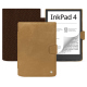 Housse cuir PocketBook InkPad 4 - Sable vintage ( Pantone #9b7340 ) 