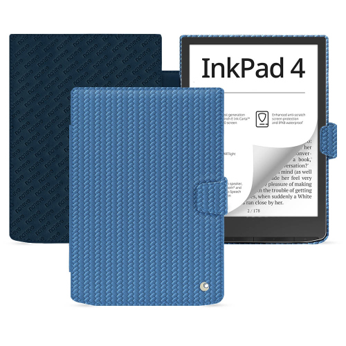 PocketBook InkPad 4 copertura con lembo di lussoAbaca ishia ( Pantone #395775 ) 