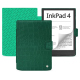 Capa em pele PocketBook InkPad 4 - Crocodile pino ( Pantone #173F35 ) 