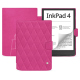 Capa em pele PocketBook InkPad 4 - Rose BB - Couture ( Pantone #DB599F )